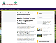 Tablet Screenshot of amountainvalleyhome.com